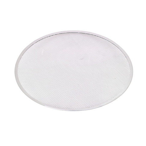 Griglia per pizza rotonda in alluminio con base forata  H4mm