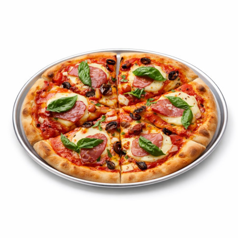 Vassoio per pizza in alluminio   H8mm