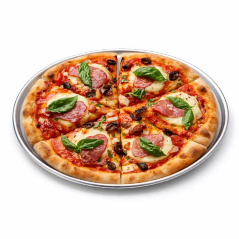 Vassoio per pizza in alluminio   H8mm