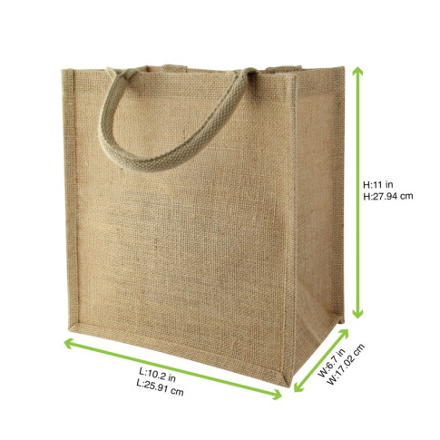 Borsa tote in iuta 170x260mm H280mm