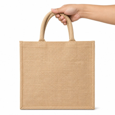 Borsa di iuta marrone 370x230mm H360mm