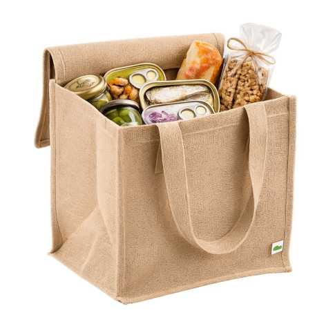 Borsa tote in iuta 380x330mm H380mm