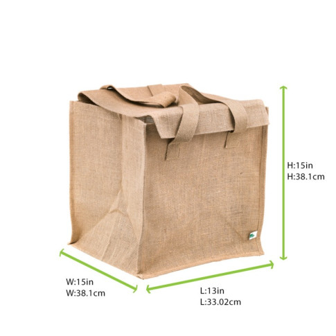 Borsa tote in iuta 380x330mm H380mm