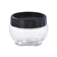 Barattolo Bokolock in PET con coperchio (PET1)  H75mm 430ml