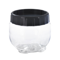Barattolo Bokolock in PET con coperchio (PET1)  H90mm 550ml