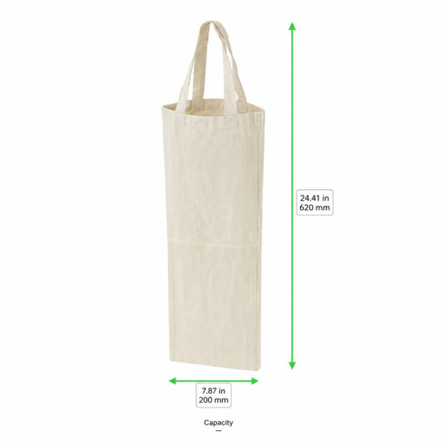 Borsa baguette in cotone 200mm H620mm