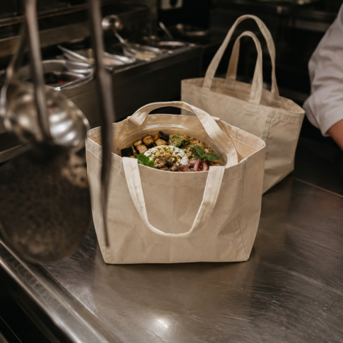 Borsa da pranzo in cotone 250x100mm H250mm