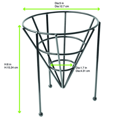 Supporto a forma di cono singolo  H152mm