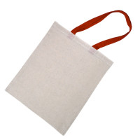 Borsa tote con manici rossi 10x350mm H420mm