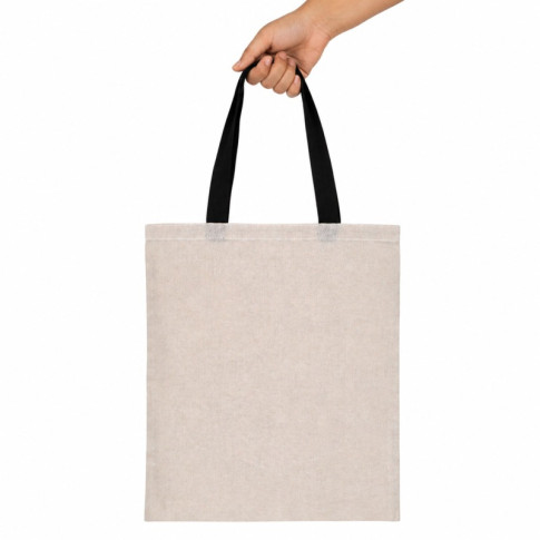 Borsa tote con manici neri  10x380mm H450mm