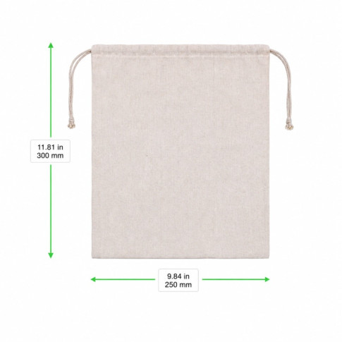 Borsa multiuso in cotone  10x250mm H300mm