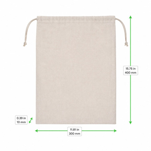Borsa multiuso in cotone  10x300mm H400mm