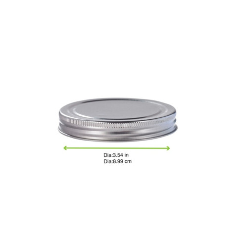 Coperchio in Alluminio per barattoli riutilizzabili (ALU41)  H16mm