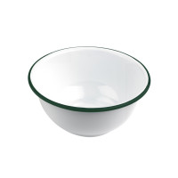 Scodella Enamely smaltata con bordo verde (42)  H90mm 1500ml