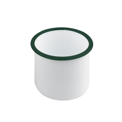 Scodella Enamely smaltata con bordo verde (42)  H80mm 350ml