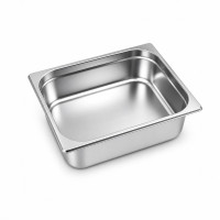 Vassoio GN in acciaio inox 1/2 H 6,5 cm 325x265mm H65mm