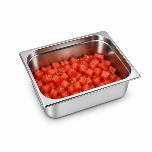 Vassoio GN in acciaio inox 1/2 H 6,5 cm 325x265mm H65mm