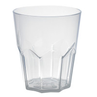 "Cupoly" Bicchiere a faccetta riutilizzabile in PP  H99mm 500ml