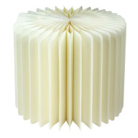 Espositore pieghevole bianco con vassoio in acrilico  H400mm