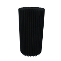 Tavolo pieghevole nero illuminato con piano in acrilico  H1 000mm