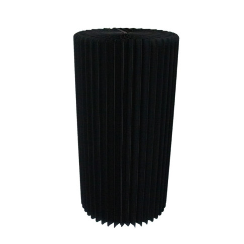Tavolo pieghevole nero illuminato con piano in acrilico  H1 000mm