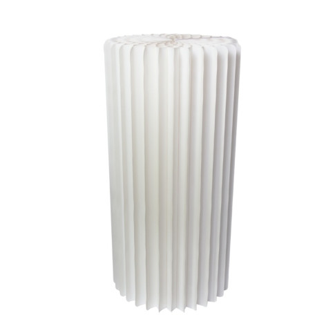 Tavolo pieghevole bianco illuminato con piano in acrilico  H1 000mm