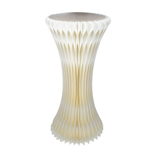 Tavolo pieghevole bianco illuminato con piano in acrilico  H1 000mm
