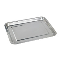 Vassoio in acciaio inox (FE40) 360x270mm H20mm