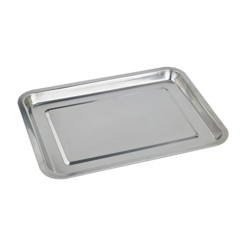 Vassoio in acciaio inox (FE40) 360x270mm H20mm