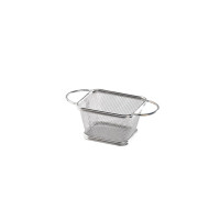 Mini cestino friggitrice in metallo 162x77mm H74mm