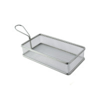 Mini cestino friggitrice in metallo 220x120mm H50mm