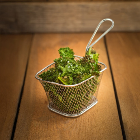 Mini cestino friggitrice in metallo  H85mm