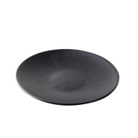 Piatto nero riutilizzabile Black Phoenix  H28mm