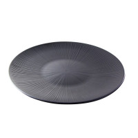 Piatto nero riutilizzabile Black Phoenix   H35,5mm