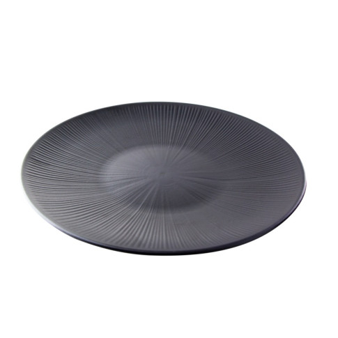 Piatto nero riutilizzabile Black Phoenix   H35,5mm