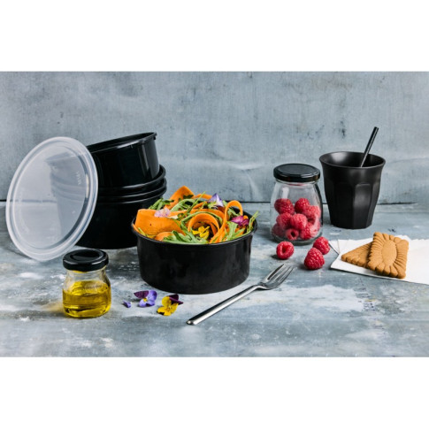 Tazza da caffè nera riutilizzabile Black Phoenix   H89mm 200ml