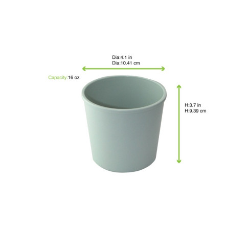 Phoenix Pentola per zuppa riutilizzabile verde mare   H95mm 500ml
