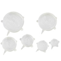 Set di 6 coperchi in silicone riutilizzabili  H30mm