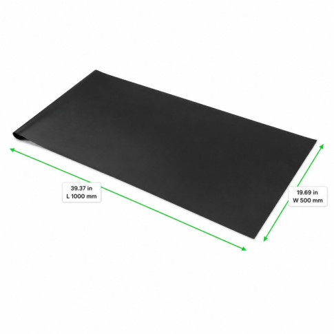 Rivestimento del forno in fibra di vetro siliconata 1 000x500mm