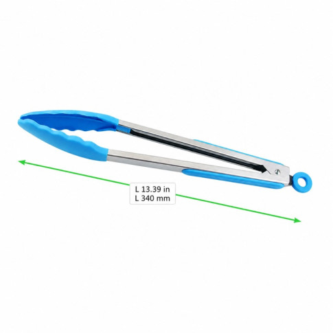 Pinze da cucina in acciaio inox con punte in silicone 340
