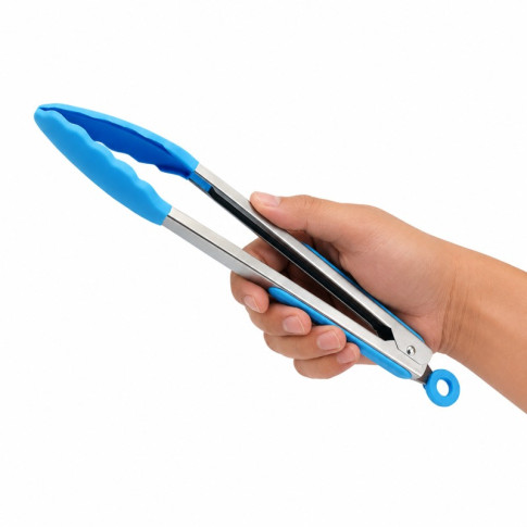 Pinze da cucina in acciaio inox con punte in silicone 340