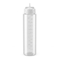 Spremiagrumi trasparente a 1 punta, plastica senza BPA  H185mm 230ml