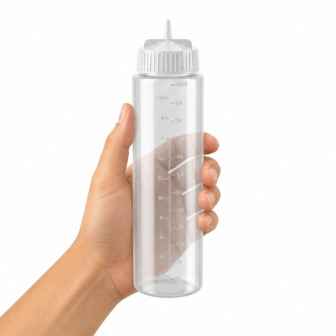 Spremiagrumi trasparente a 1 punta, plastica senza BPA  H185mm 230ml