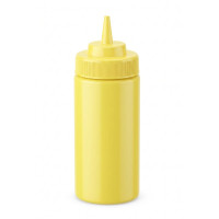 Spremiagrumi morbido giallo a 1 punta, plastica senza BPA  H185mm 230ml