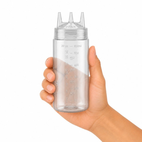 Spremiagrumi trasparente a 3 punta, plastica senza BPA  H185mm 230ml