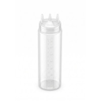 Spremiagrumi trasparente a 3 punta, plastica senza BPA  H195mm 420ml