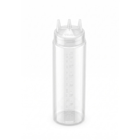 Spremiagrumi trasparente a 3 punta, plastica senza BPA  H195mm 420ml
