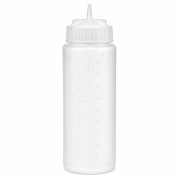 Spremiagrumi trasparente a 1 punta, plastica senza BPA  H195mm 350ml
