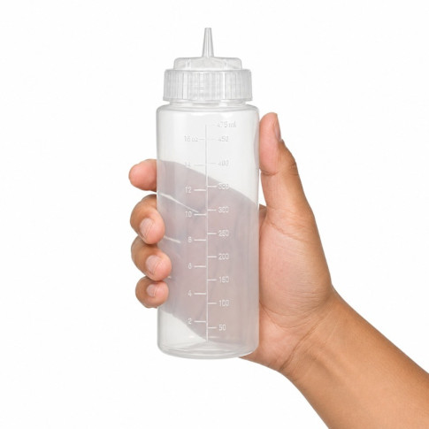 Spremiagrumi trasparente a 1 punta, plastica senza BPA  H195mm 350ml