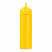 Spremiagrumi morbido giallo a 1 punta, plastica senza BPA  H195mm 350ml